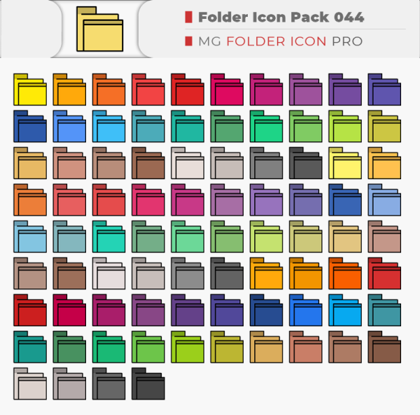 Folder Icon Pack 044 - MSTECH GLOBAL