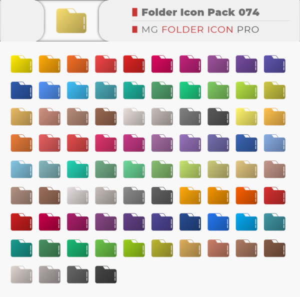 Folder Icon Pack 074 - MSTECH GLOBAL