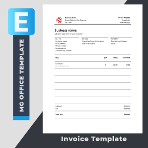 Editor - Invoice Template 02