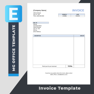 Editor - Invoice Template 01