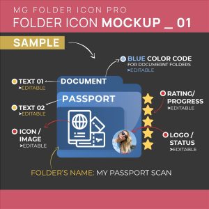 Folder Mockup Style 01