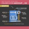 Folder Mockup Style 02