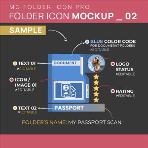 Folder Mockup Style 02