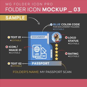 Folder Mockup Style 03