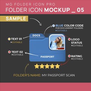 Folder Mockup Style 05