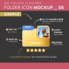 Folder Mockup Style 06